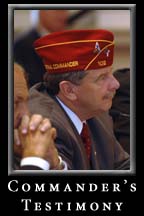 American Legion National Commander testifies before a joint congressional meeting of the Veterans Affairs Committee, 20 September 2007