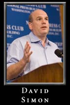David Simon addresses the future of professional journalism at the National Press Club.