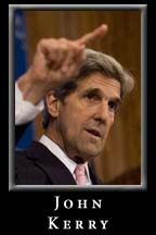 Senator John Kerry discusses climate change at a National Press Club luncheon.