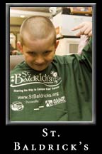 St. Baldrick's shaves some heads for charity on St. Patrick's Day at Underground Atlanta.