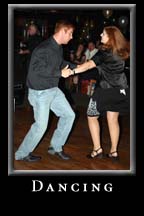 VIP's enjoy dancing in the Event Loft during the Peach Drop 2008 Celebration at Underground Atlanta.