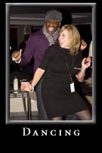 Guests dance in the Event Loft at Underground Atlanta for the Peach Drop 2009 Celebration.