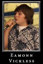 Eamonn Vickless performs on the Budding Peach Stage as part of the Coastal Talent Kids Showcase for Peach Drop 2011 at Underground Atlanta.